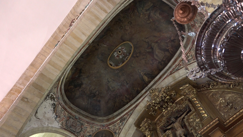 Ibros presenta el proyecto para restaurar la bóveda de la Parroquia de San Pedro y San Pablo 2 Secuencia HD720.00 00 42 07.Imagen fija008