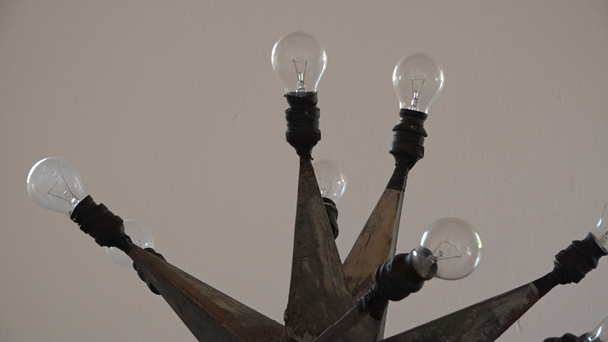 Iniciada la restauración de la estrella de la fuente del paseo de Baeza