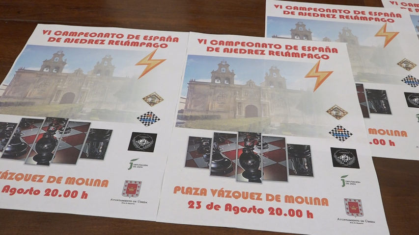 Presentada la sexta edición del torneo de ajedrez relámpago en Úbeda