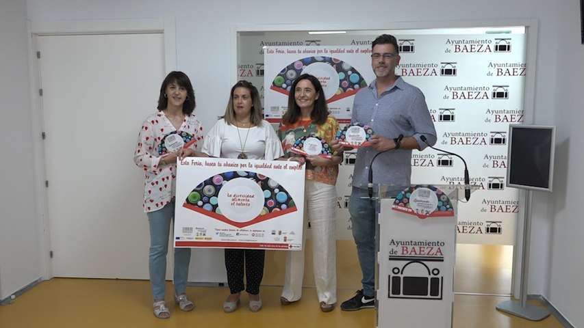 «La Diversidad Alimenta el Talento» campaña de concienciación de Cruz Roja en la Feria de Baeza 2019