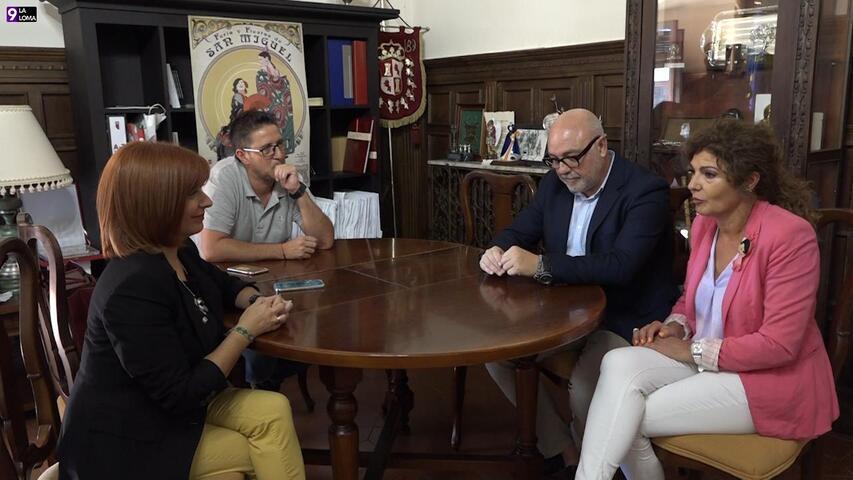 Recepción de la alcaldesa a la pregonera de la Feria de Úbeda