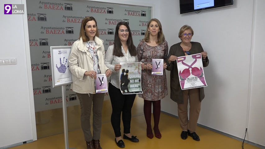 Carmen Salazar expone las actividades que se realizarán en Baeza con motivo del 25 de noviembre