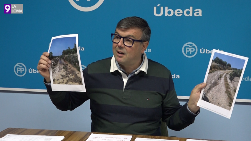 El PP de Úbeda denuncia el “pésimo estado” de los caminos rurales