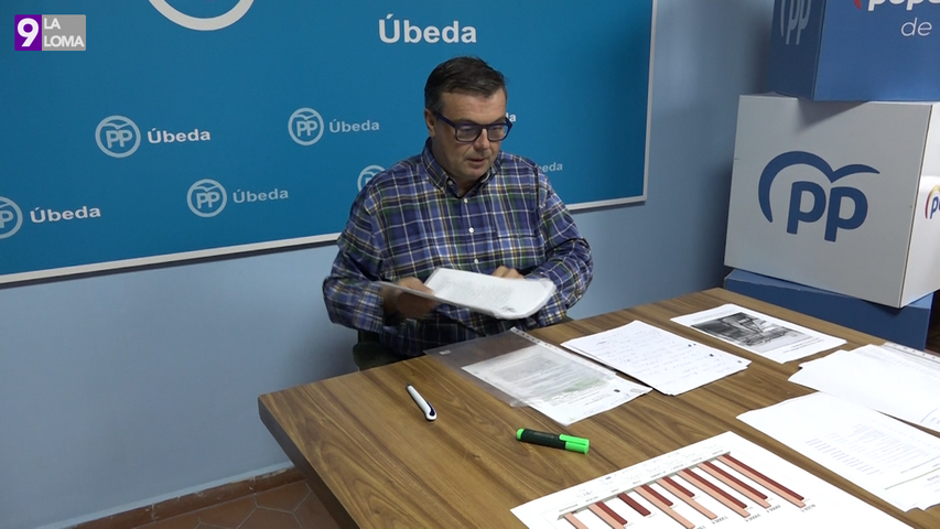 Miguel Ángel Higueras insiste en la falta de información municipal que tiene el PP en Úbeda