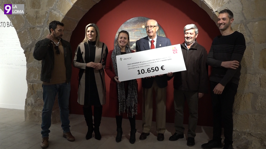 La exposición Redes de Fe recauda 10.650€ para la AECC