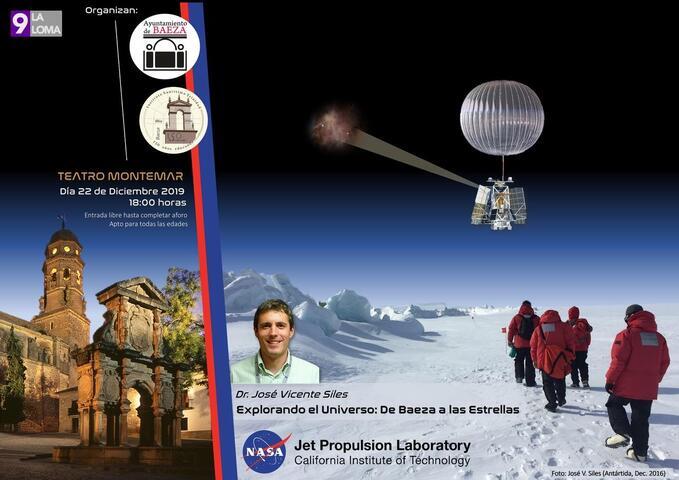 Charla del ingeniero de la NASA, Jose Vicente Siles, en Baeza el 22 de diciembre