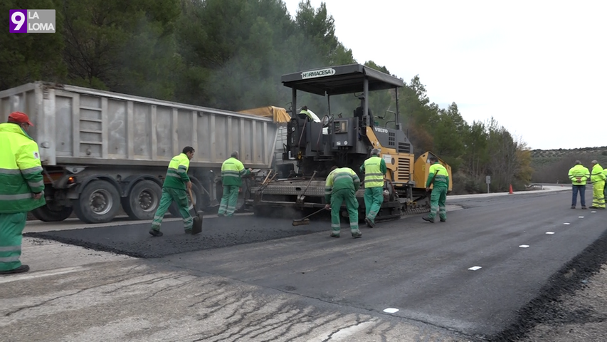 Nuevas obras de mejora  de seguridad vial en la carretera A-301
