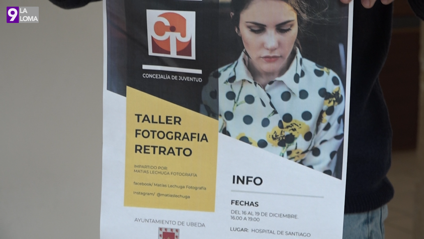 Taller de fotografía sobre retratos en Úbeda del 16 al 19 de diciembre