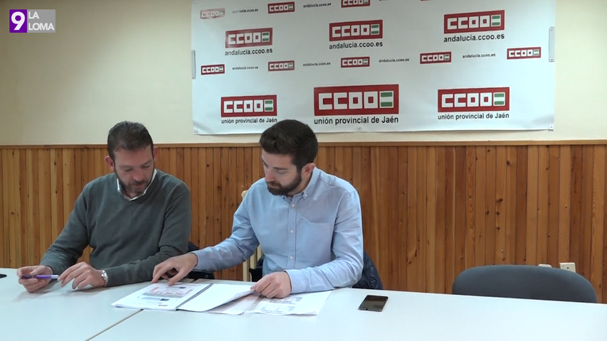 CC.OO. presenta un informe sobre la accidentalidad laboral en Úbeda durante 2019