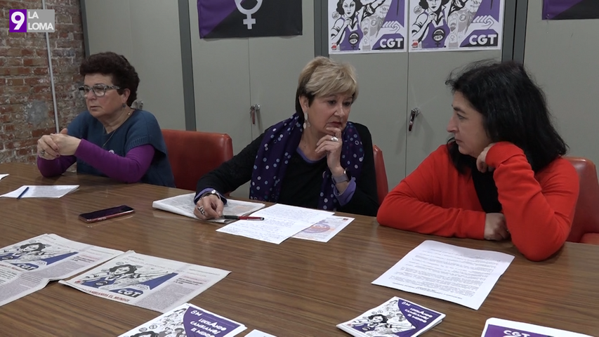 CGT presenta las actividades y material para la huelga general del 8 de marzo