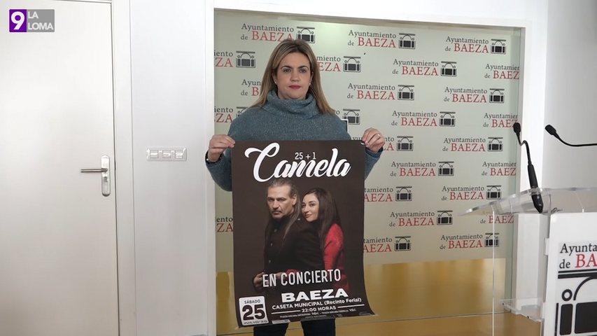 Camela actuará en el pórtico de Feria de Baeza el próximo 25 de julio