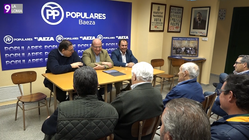 El PP se reúne en Baeza el sector agrícola para estudiar la actual situación del sector