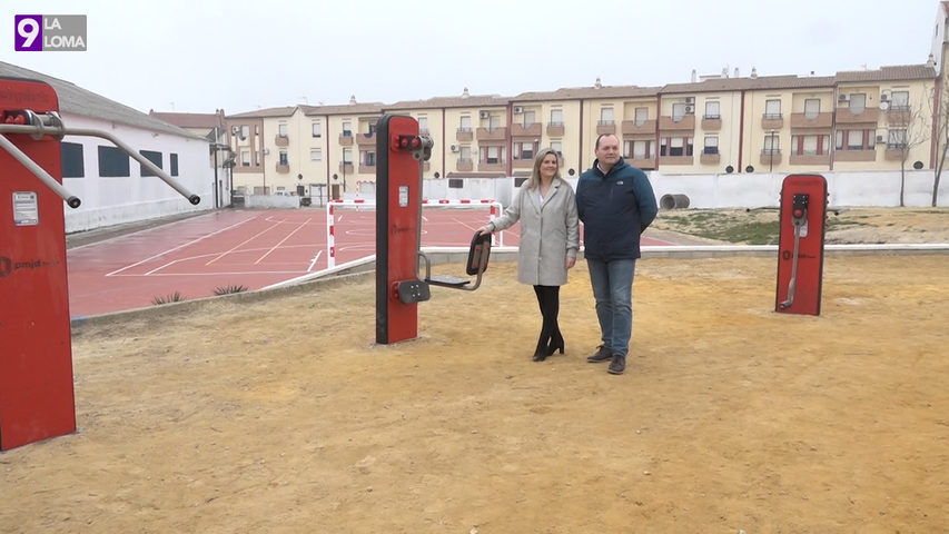 Nuevo parque de calistenia y zona de musculación al aire libre en Baeza