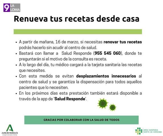 Desde hoy se pueden renovar las recetas en el teléfono de Salud Responde