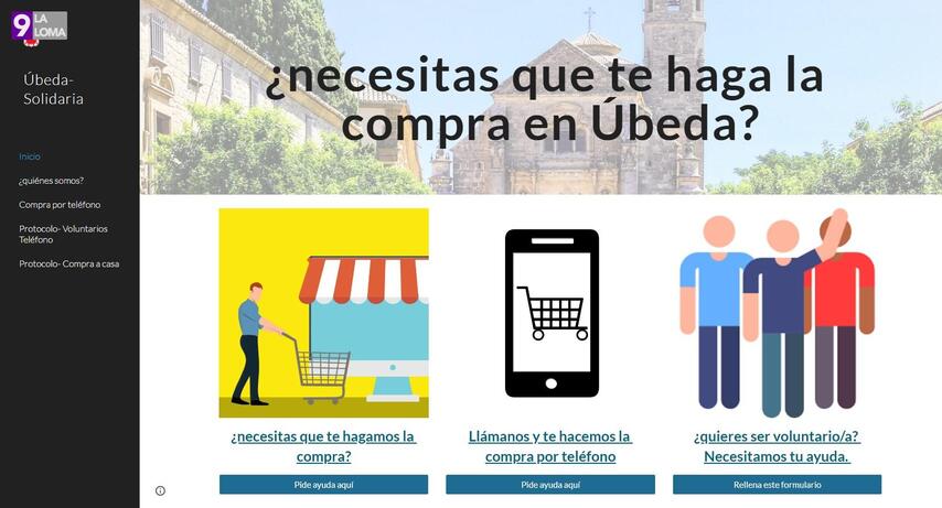 La plataforma Úbeda Solidaria se ofrece para realizar la compra a personas que lo necesiten