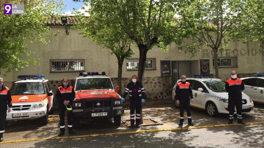 Protección Civil reparte en Baeza la alimentación  y medicamentos a personas que lo necesitan