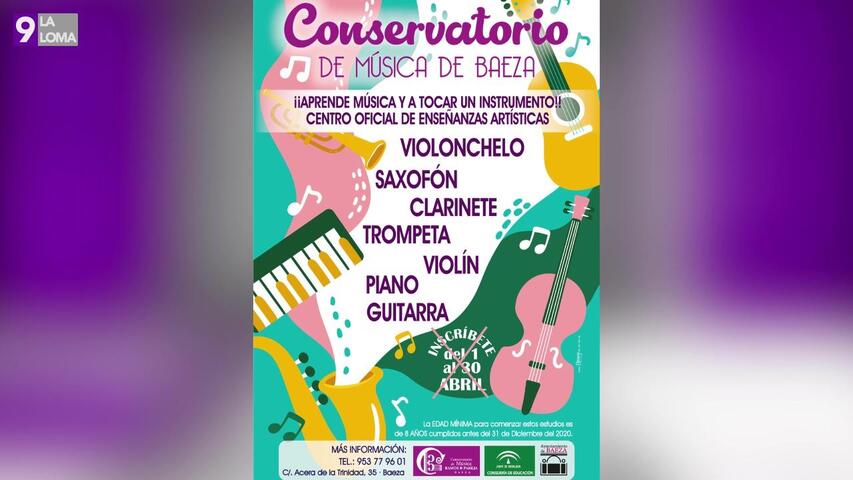 El conservatorio Ramos de Pareja de Baeza informa del aplazamiento del plazo de solicitudes