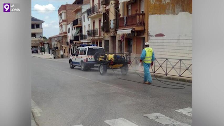 El Ayuntamiento de Ibros continua desinfectando los rincones del munipio