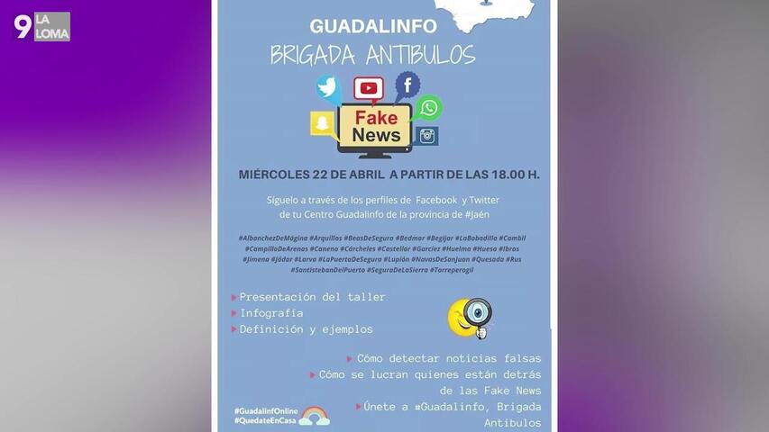 Centros Guadalinfo informan a sus usuarios sobre cómo detectar bulos o desinformaciones en la red