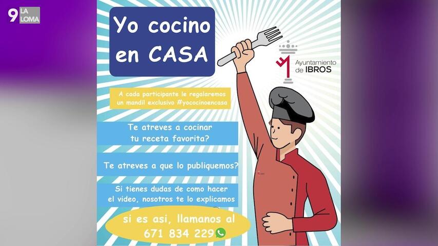 Ibros propone publicar a sus vecinos que publiquen en las redes sus recetas favoritas