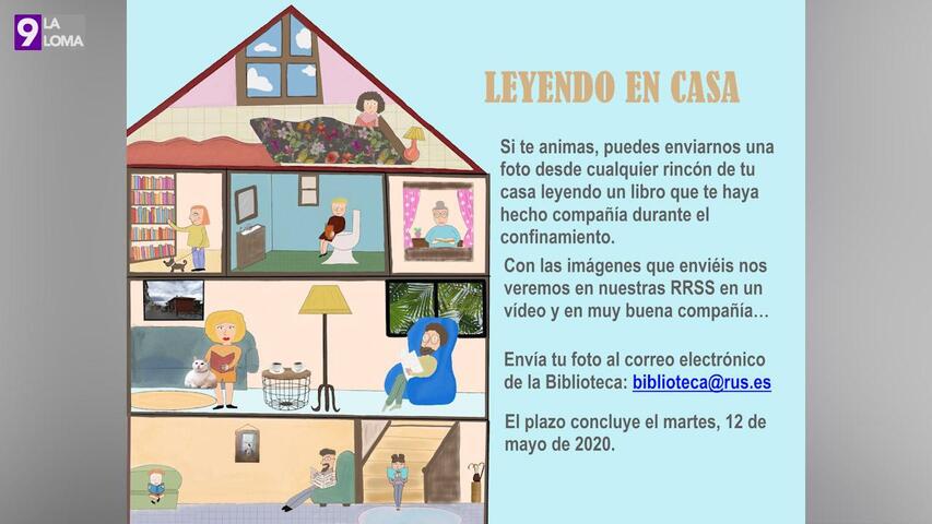 La biblioteca de Rus elaborará un vídeo con los libros que han acompañado durante el confinamiento