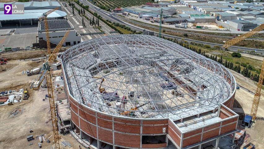 Las obras del Olivo Arena en Jaén avanzan al ritmo previsto
