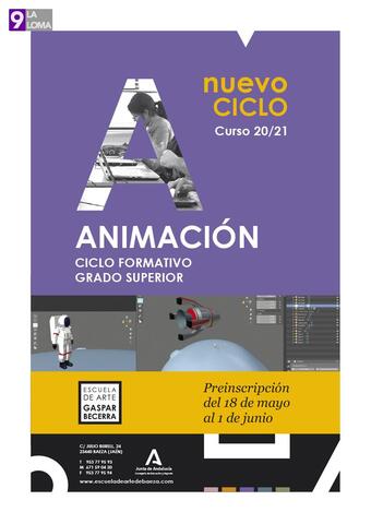 La Escuela de Arte ‘Gaspar Becerra’ de Baeza impartirá el próximo curso el ciclo formativo de Animación