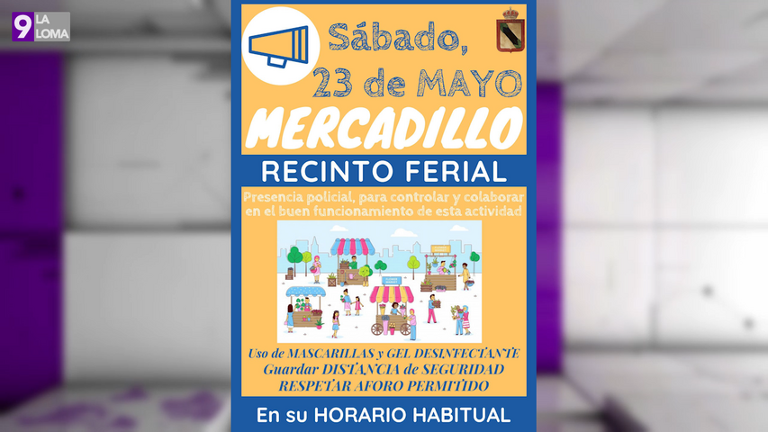 El mercadillo vuelve a Rus este sábado 23 de mayo con aforo limitado