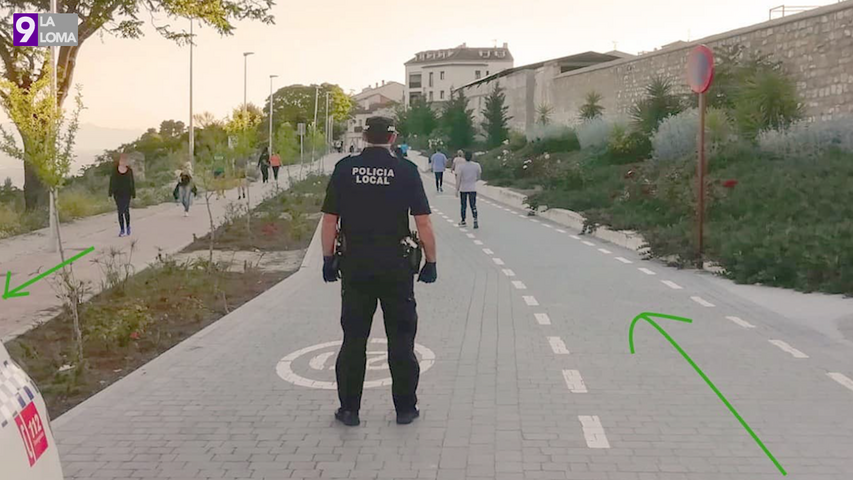 La Policía Local de Baeza recuerda por dónde caminar en los lugares más concurridos para el paseo y deporte