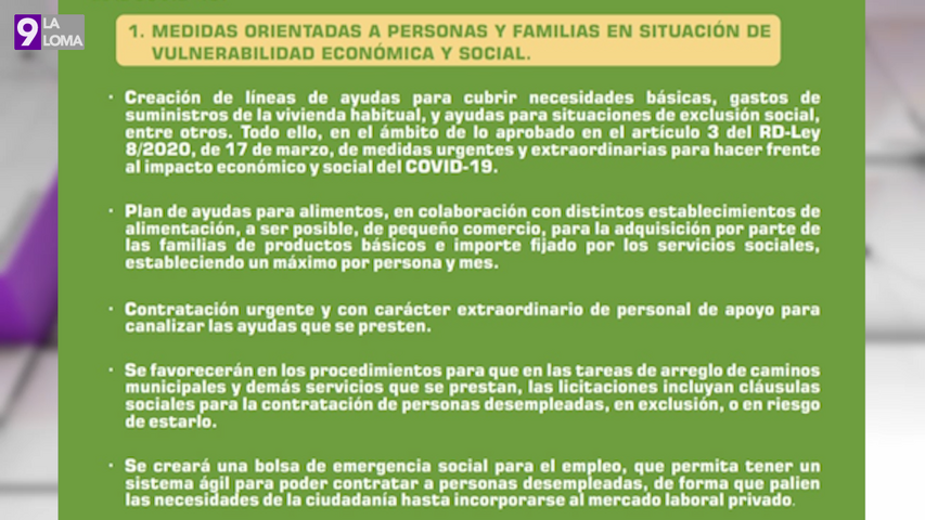 El Ayuntamiento de Rus aprueba medidas para personas y familias en situación de vulnerabilidad 2 rus medidas desescalada