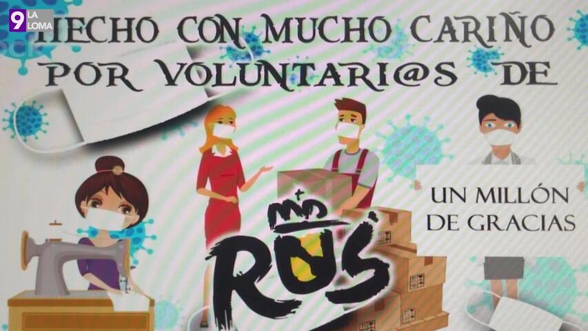 Rus comienza a repartir los kits de mascarillas y guantes a sus vecinos