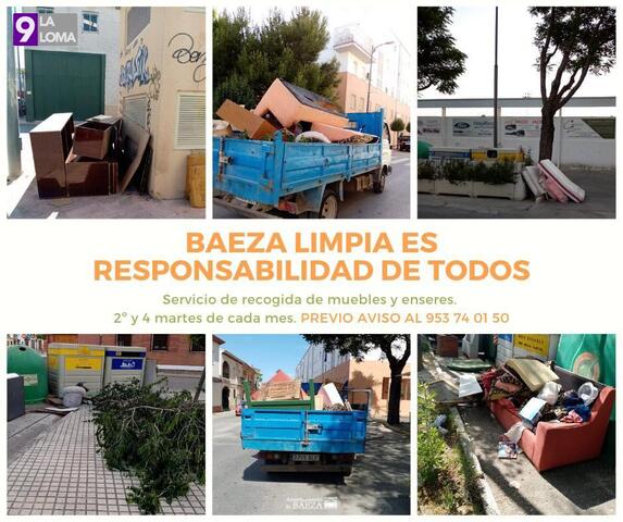 El Ayuntamiento de Baeza denuncia en redes sociales actitudes irrespetuosas que ensucian la ciudad