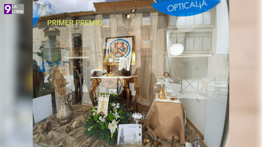 Fallado el 23º concurso de escaparates del Corpus organizado por la Agrupación de Cofradías de Baeza