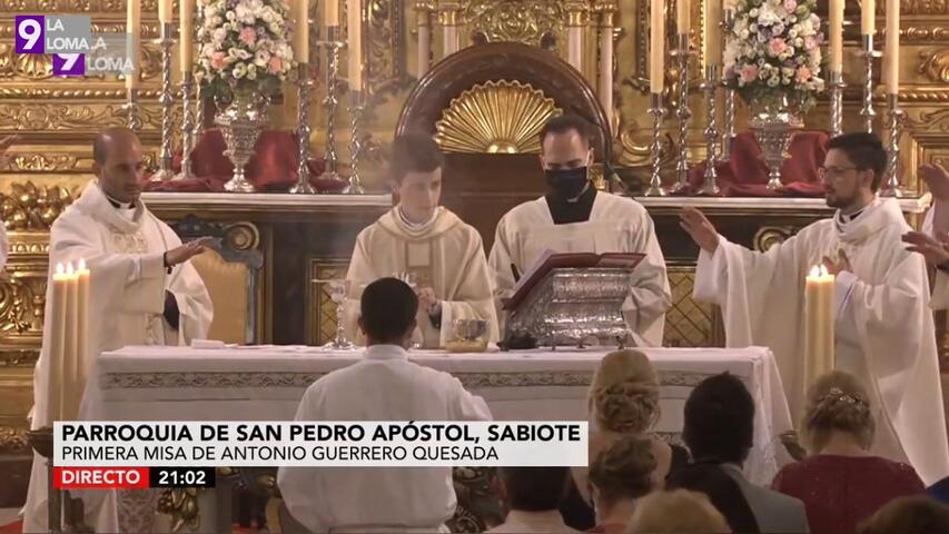 Santa Misa desde Sabiote · Primera Misa de Antonio Guerrero Quesada 2 misa antonio guerrero quesada