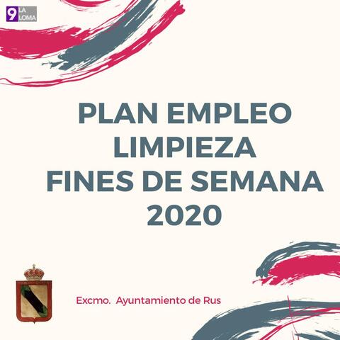 El Ayuntamiento de Rus pone en marcha el plan de empleo de limpieza de fines de semana