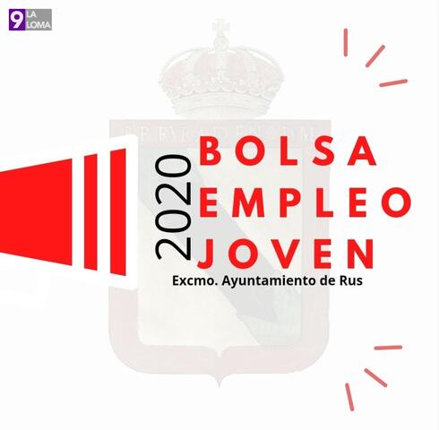 Publicadas las bases del Plan de Empleo Joven 2020 de Rus
