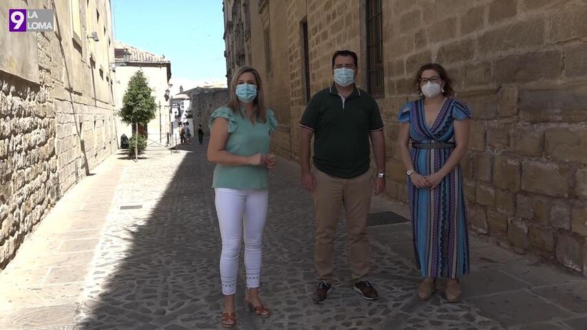 Finaliza la primera fase del soterramiento del cableado en el Centro Histórico de Baeza