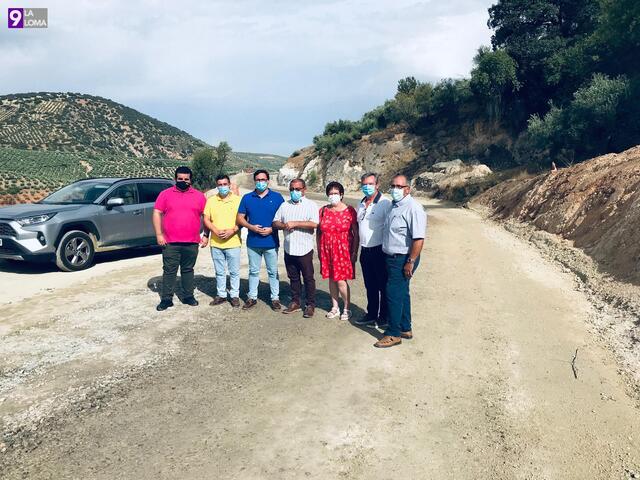 Diputación invierte más de un millón de euros para mejorar la carretera entre Torres y Albanchez de Mágina