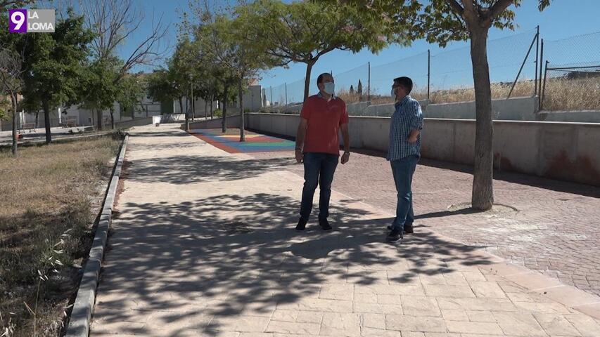 Críticas al anterior equipo de gobierno por las obras del parque de la Calle Francia de Begíjar