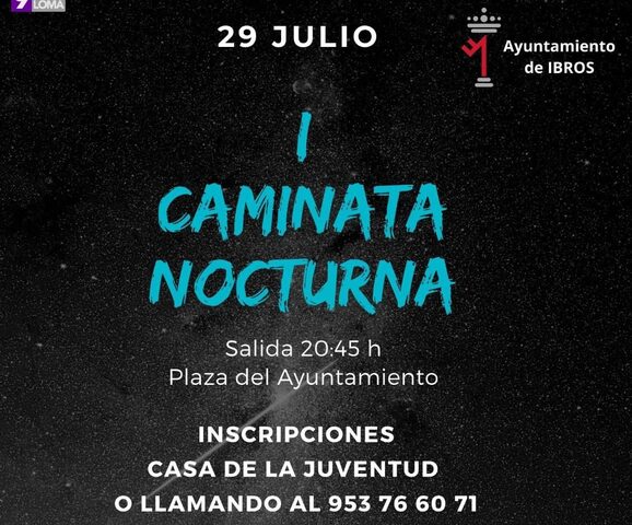 I Caminata nocturna en Ibros