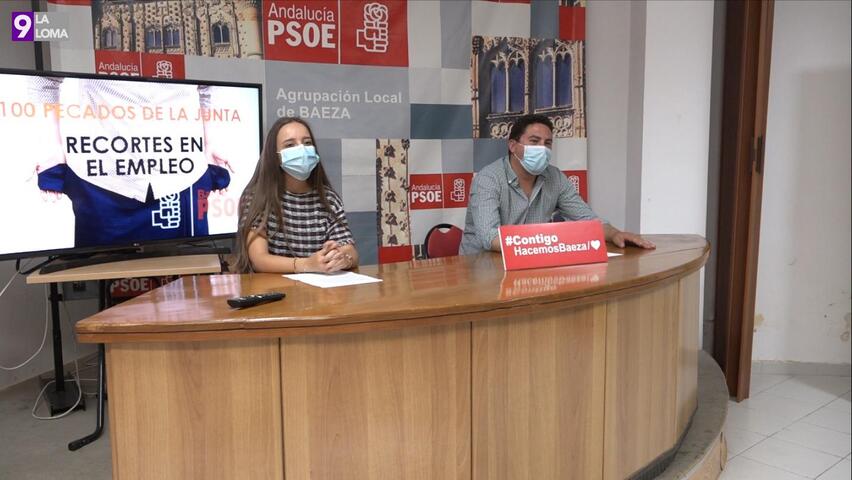 El PSOE de Baeza critica los planes de empleo de Junta de Andalucía