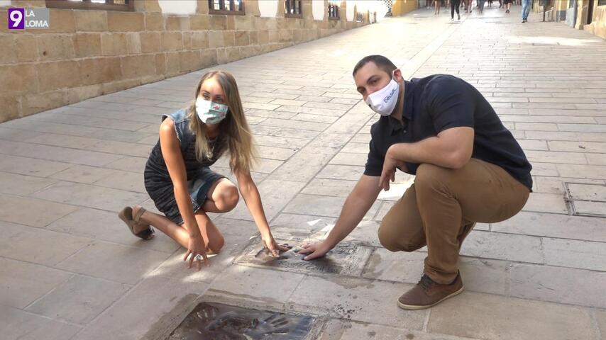 Colocadas las dos primeras placas del paseo de la fama de Úbeda