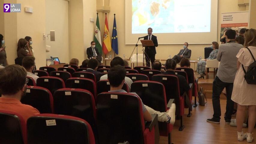 El consejero de Hacienda de la Junta inaugura en la UNIA el encuentro «Fiscalidad y Registros»