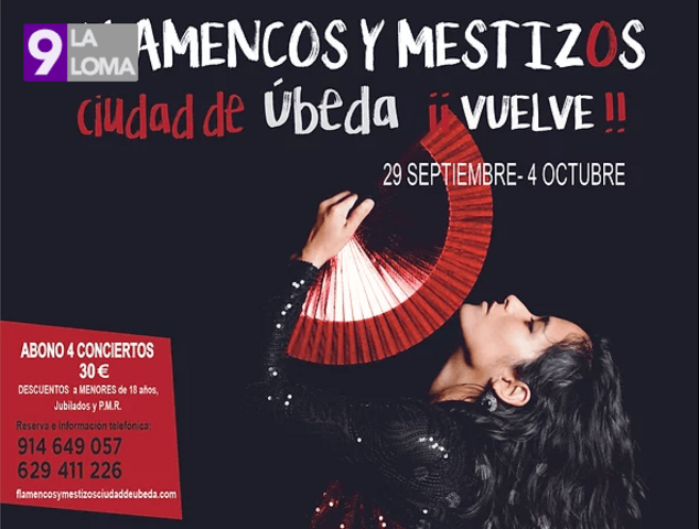 Flamencos y Mestizos vuelve a Úbeda de la mano de Paco Ortega a partir del 29 de septiembre