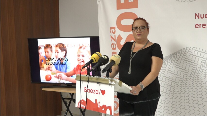 El PSOE de Baeza critica la supresión de comedores escolares en 40 centros de la provincia