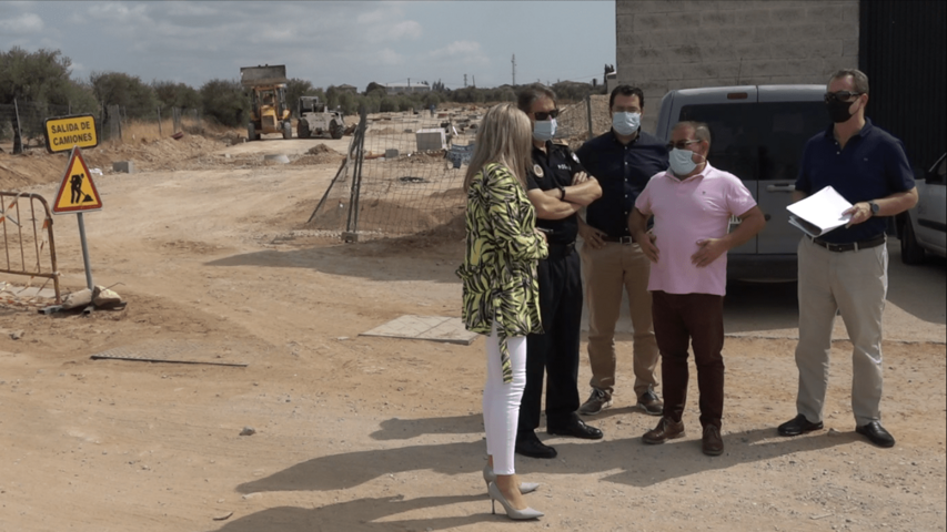 Continúan las obras para la mejora de la regulación del tráfico en la carretera que une Baeza con la Yedra