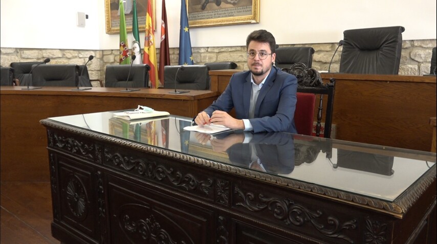 El portavoz del PSOE de Úbeda explica los asuntos que llevan al pleno ordinario de este jueves 4 fran lozano pleno
