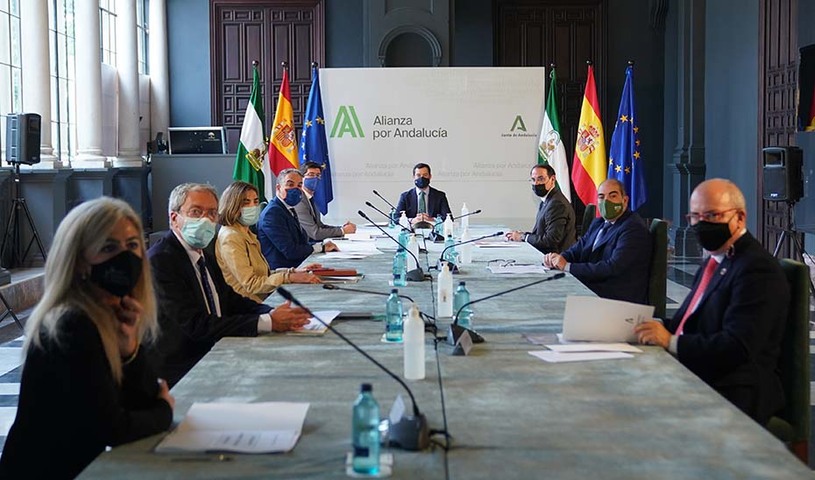 El Gobierno andaluz amplía hasta los 667 millones de euros el Plan de Apoyo firmado con Pymes y Autónomos