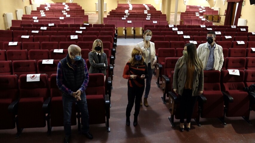 La intervención en el Teatro Ideal Cinema recupera un atractivo artístico y turístico para Úbeda