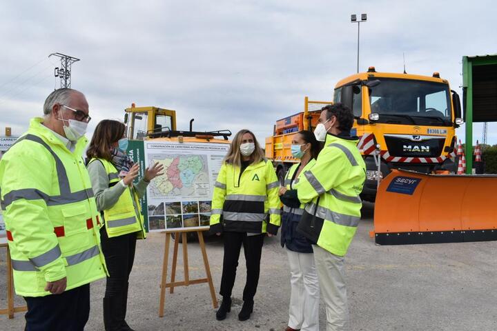 La Junta despliega cien profesionales para velar por las carreteras de Jaén este invierno